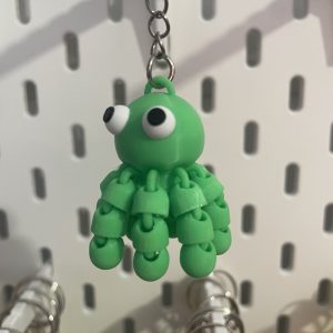 Llavero Pulpo Verde articulado